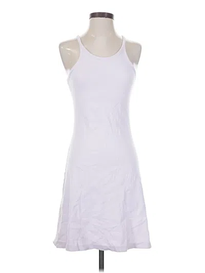 Pre-owned Moda International Casual Dress In White