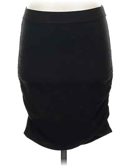 Pre-owned Moda International Casual Skirt In Black