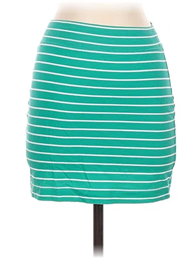 Pre-owned Moda International Casual Skirt In Green