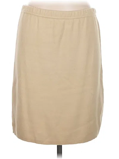 Pre-owned Moda International Casual Skirt In Tan
