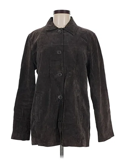Pre-owned Moda International Coat In Black