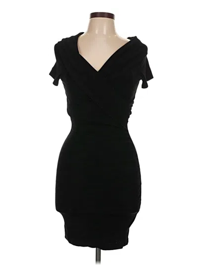 Pre-owned Moda International Cocktail Dress In Black