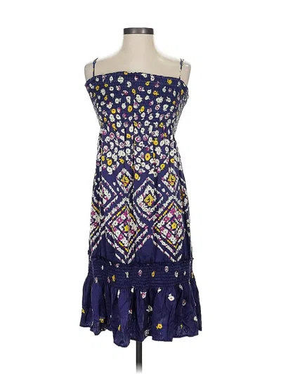Pre-owned Moda International Cocktail Dress In Blue