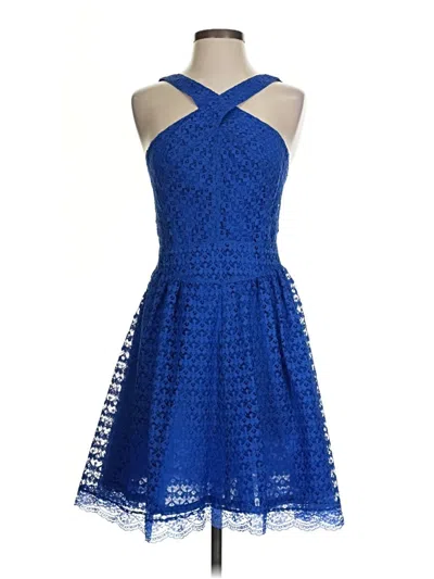 Pre-owned Moda International Cocktail Dress In Blue