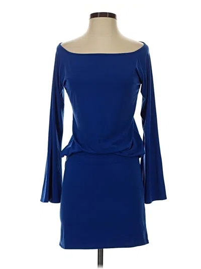 Pre-owned Moda International Cocktail Dress In Blue