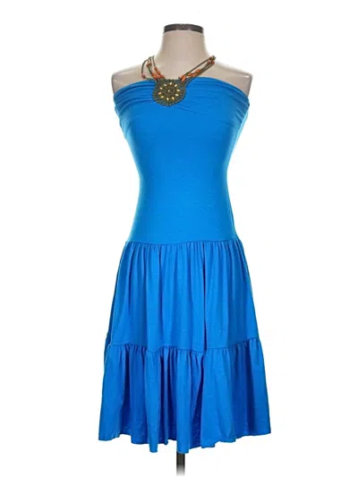 Pre-owned Moda International Cocktail Dress In Blue