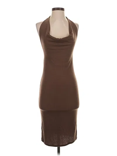 Pre-owned Moda International Cocktail Dress In Brown