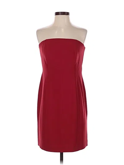 Pre-owned Moda International Cocktail Dress In Burgundy