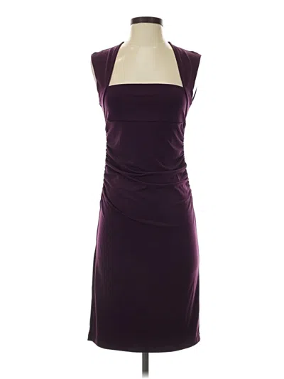 Pre-owned Moda International Cocktail Dress In Burgundy