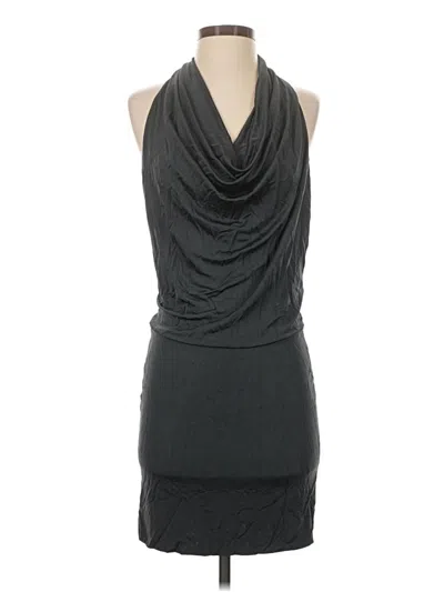 Pre-owned Moda International Cocktail Dress In Gray