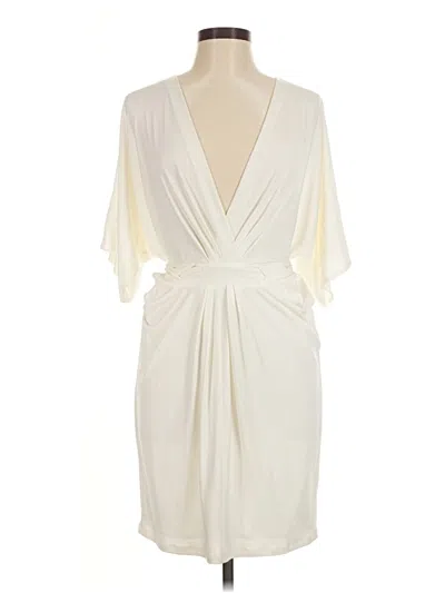 Pre-owned Moda International Cocktail Dress In Ivory