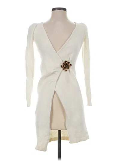 Pre-owned Moda International Cocktail Dress In Ivory