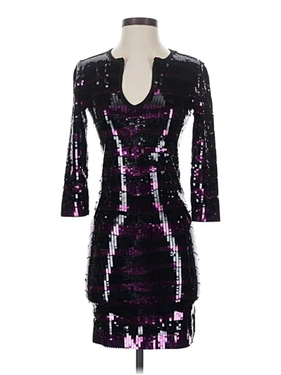 Pre-owned Moda International Cocktail Dress In Purple