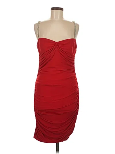 Pre-owned Moda International Cocktail Dress In Red