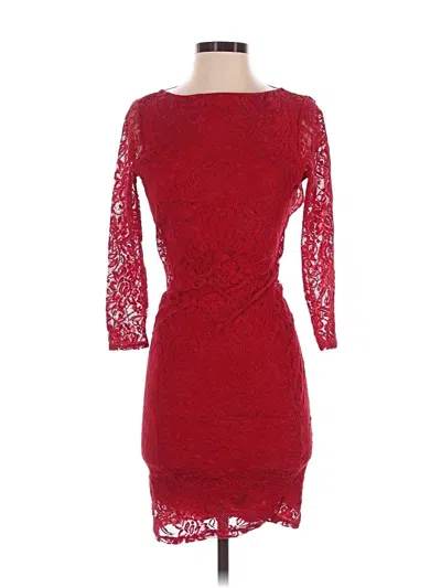 Pre-owned Moda International Cocktail Dress In Red