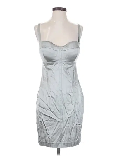 Pre-owned Moda International Cocktail Dress In Silver