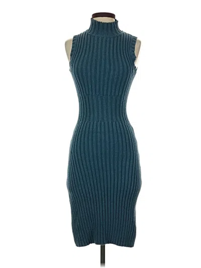 Pre-owned Moda International Cocktail Dress In Teal