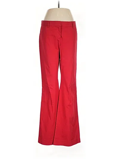 Pre-owned Moda International Dress Pants In Red