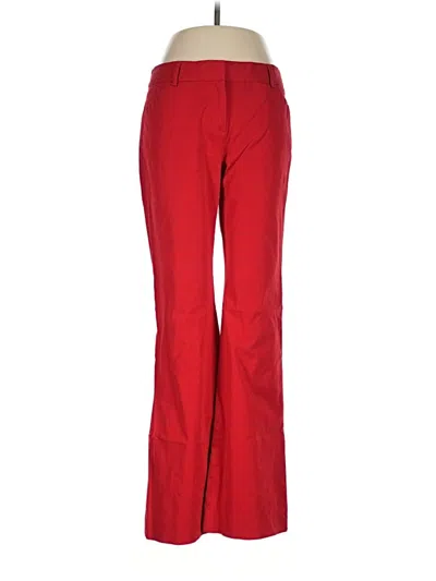 Pre-owned Moda International Dress Pants In Red