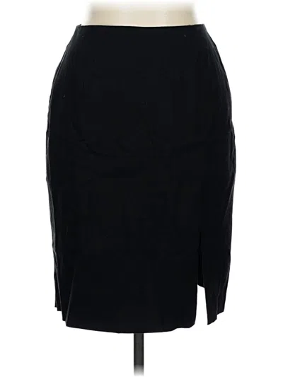 Pre-owned Moda International Formal Skirt In Black
