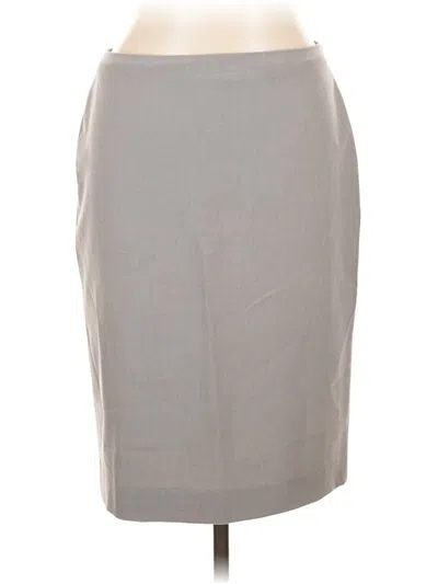 Pre-owned Moda International Formal Skirt In Gray