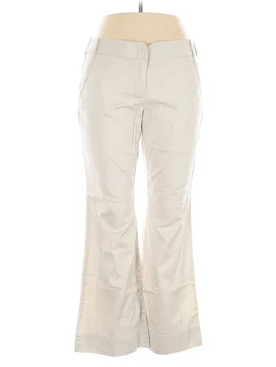 Pre-owned Moda International Khaki Pant In White