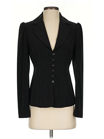 Pre-owned Moda International Long Sleeve Top Black Sweetheart Neckline Tops