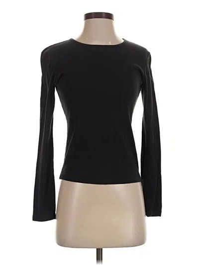 Pre-owned Moda International Long Sleeve T-shirt In Black