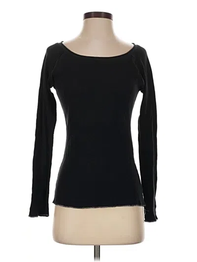 Pre-owned Moda International Long Sleeve T-shirt In Black