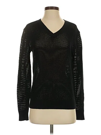Pre-owned Moda International Pullover Sweater In Black