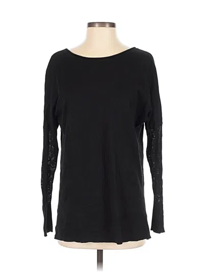 Pre-owned Moda International Pullover Sweater In Black
