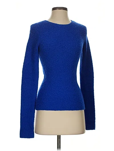 Pre-owned Moda International Pullover Sweater In Blue
