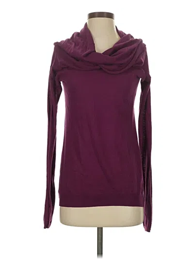 Pre-owned Moda International Pullover Sweater In Burgundy