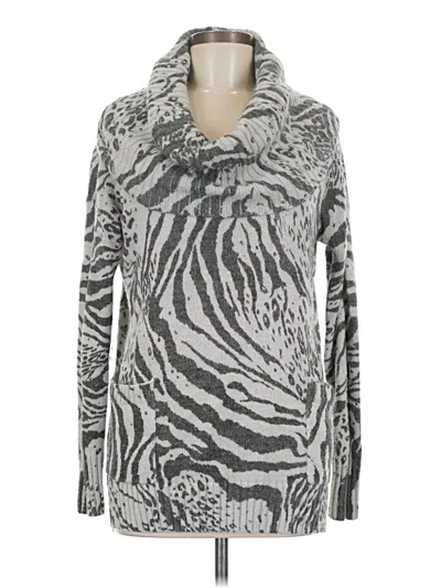 Pre-owned Moda International Pullover Sweater In Silver