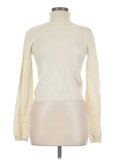 Pre-owned Moda International Silk Pullover Sweater In Ivory