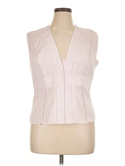 Pre-owned Moda International Sleeveless Blouse In Pink