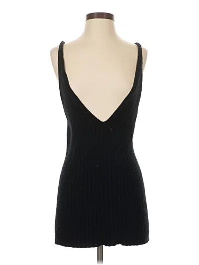 Pre-owned Moda International Sweater Vest In Black