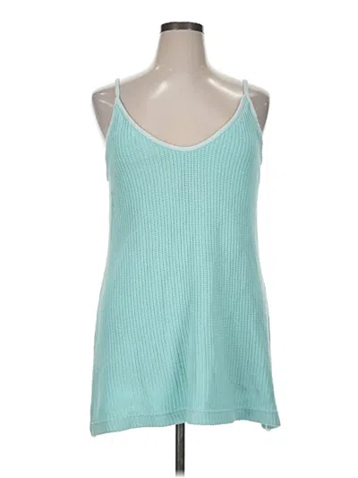 Pre-owned Moda International Sweater Vest In Teal