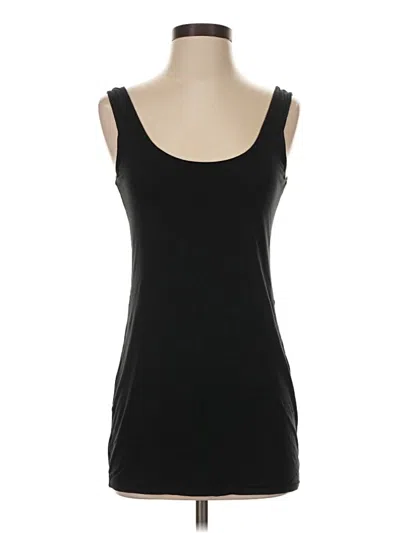 Pre-owned Moda International Tank Top Black Strapless Neckline Tops