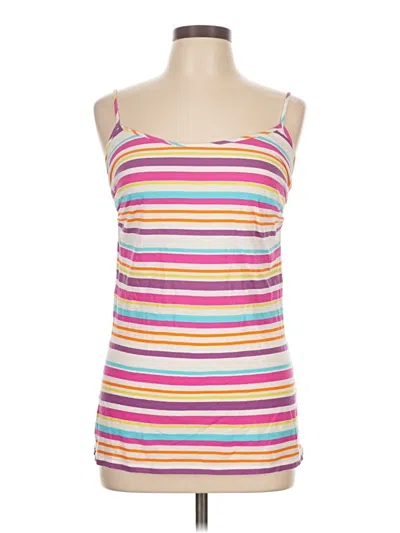 Pre-owned Moda International Tank Top Pink Strapless Neckline Tops