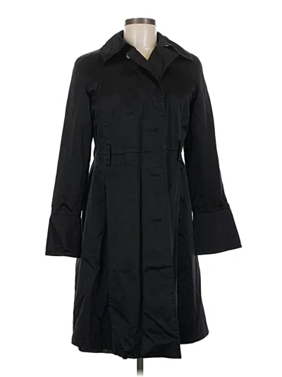 Pre-owned Moda International Trenchcoat In Black