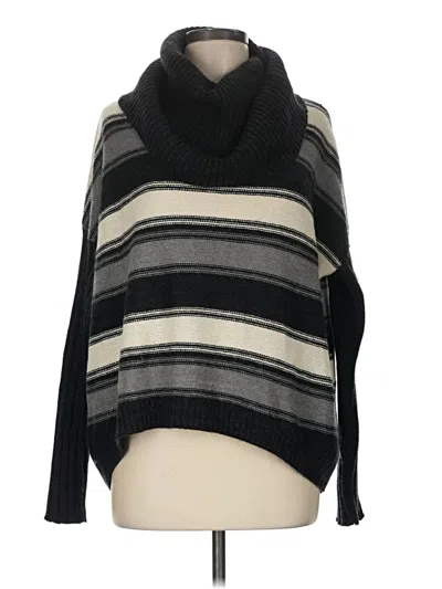 Pre-owned Moda International Turtleneck Sweater In Black
