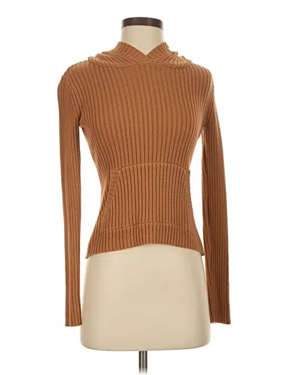 Pre-owned Moda International Turtleneck Sweater In Brown