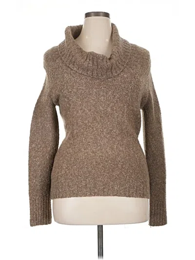Pre-owned Moda International Turtleneck Sweater In Brown