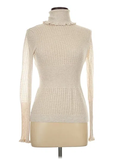Pre-owned Moda International Turtleneck Sweater In Ivory
