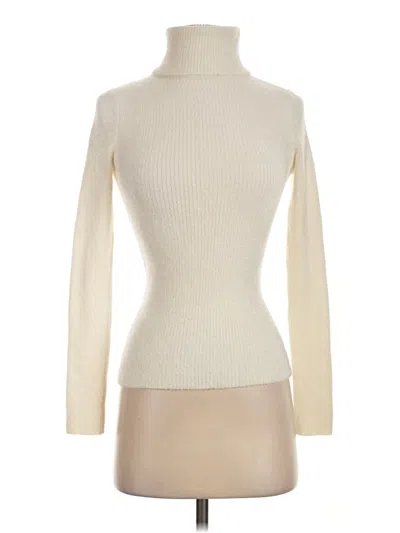 Pre-owned Moda International Turtleneck Sweater In Ivory