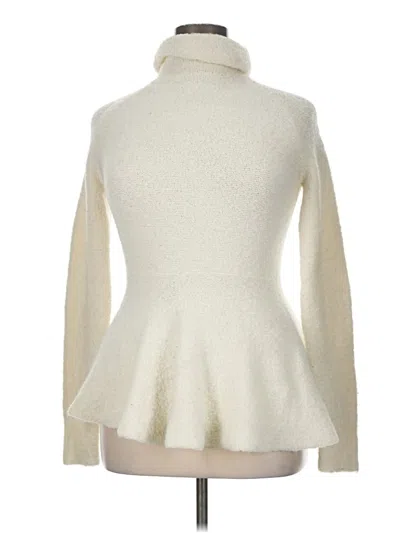 Pre-owned Moda International Turtleneck Sweater In White