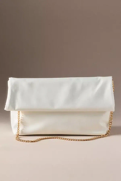 Moda Luxe Angela Oversized Envelope Clutch In Neutral