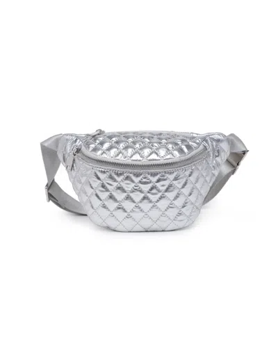 Moda Luxe Ariana Belt Bag In Silver