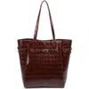 Moda Luxe Athena Bucket In Burgundy